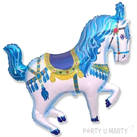 balon foliowy kon cyrkowy niebieski flexmetal 15 shp