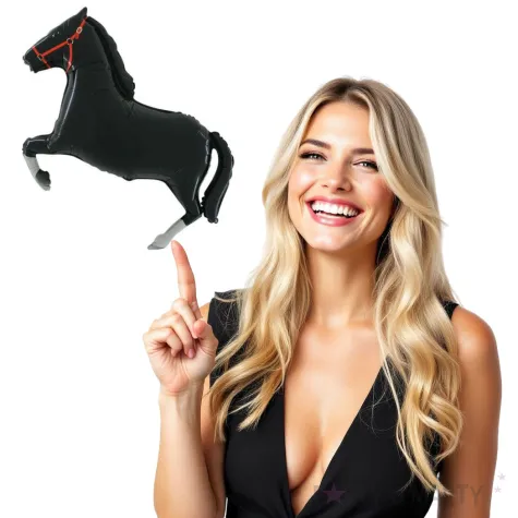 balon foliowy kon czarny grabo 21 shp