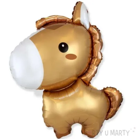 balon foliowy konik brazowy flexmetal 24 shp