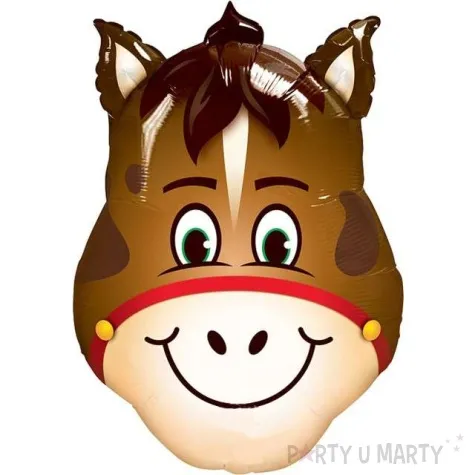 balon foliowy konik brazowy qualatex 14 shp