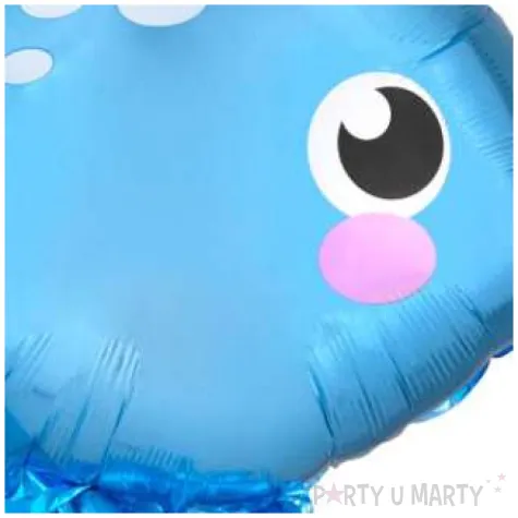 balon foliowy konik morski niebieski amscan 18 shp
