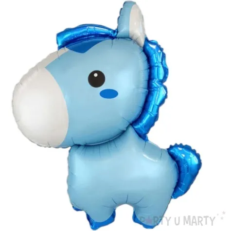 balon foliowy konik niebieski flexmetal 24 shp