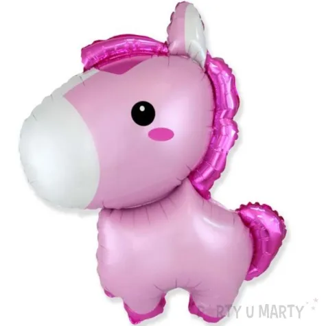 balon foliowy konik rozowy flexmetal 24 shp