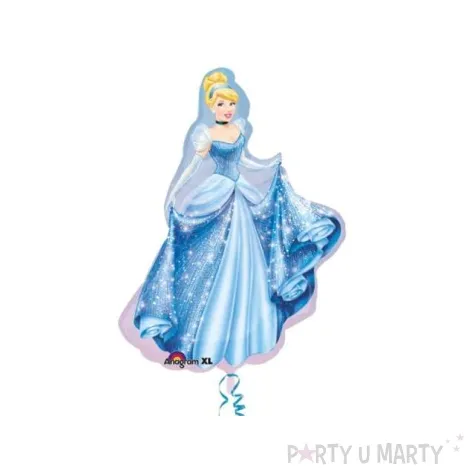 balon foliowy kopciuszek blekitny amscan 12 shp