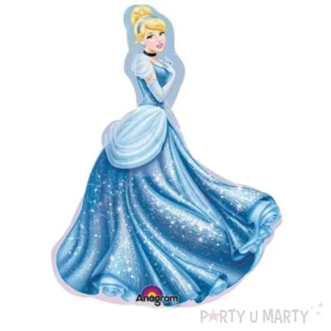 balon foliowy kopciuszek blekitny amscan 16 shp