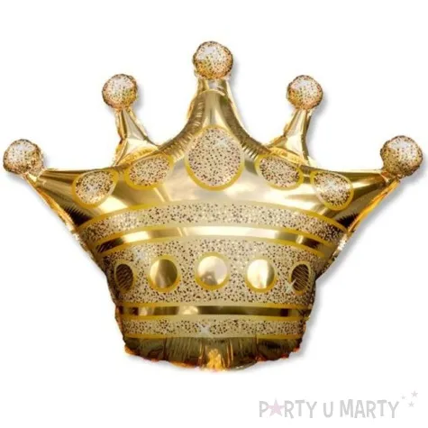 balon foliowy korona zlota dekoracjepolska 28 shp