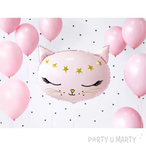 balon foliowy kotek rozowy partydeco 19 shp