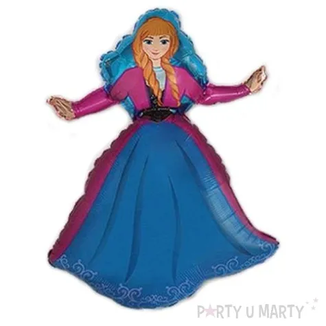 balon foliowy kraina lodu anna flexmetal 14