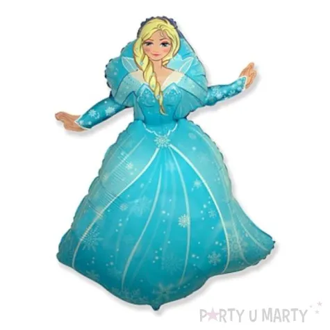 balon foliowy kraina lodu elsa blekitny flexmetal 24 shp