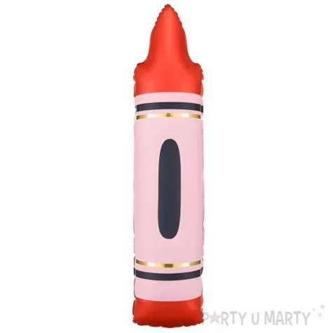 balon foliowy kredka czerwony partydeco 43 shp