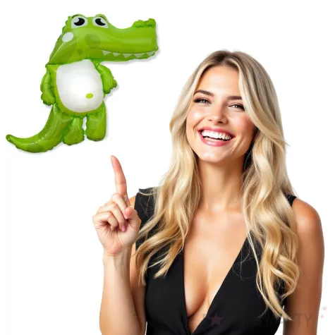 balon foliowy krokodyl dekoracje polska 22 shp