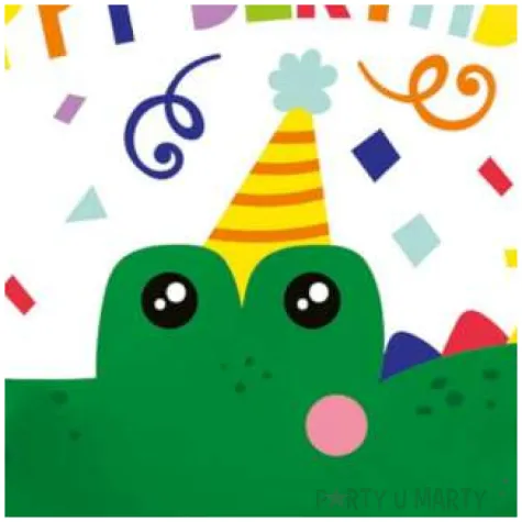 balon foliowy krokodyl zielony amscan 18 sqr