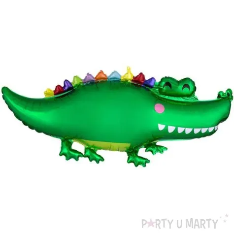 balon foliowy krokodyl zielony amscan 42 shp