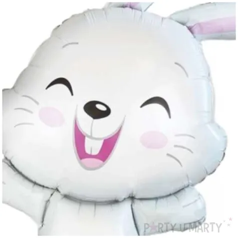 balon foliowy kroliczek bialy flexmetal 24 shp