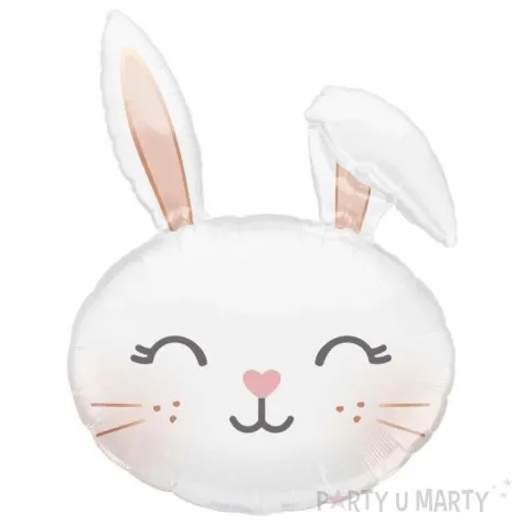 balon foliowy kroliczek bialy qualatex 37 shp