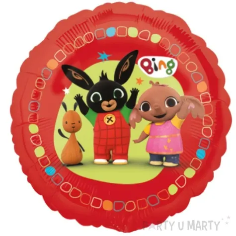 balon foliowy kroliczek bing amscan 18 rnd