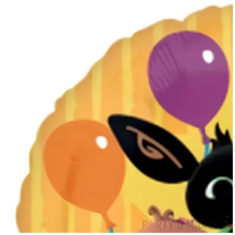 balon foliowy krolik bing amscan 18 rnd