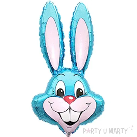 balon foliowy krolik niebieski flexmetal 14 shp