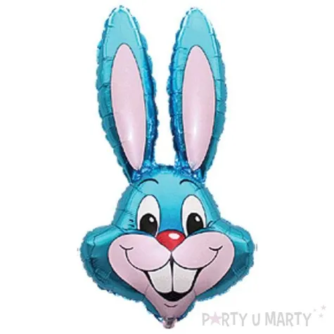 balon foliowy krolik niebieski flexmetal 24 shp