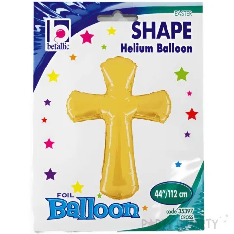 balon foliowy krzyz zloty grabo 44 shp