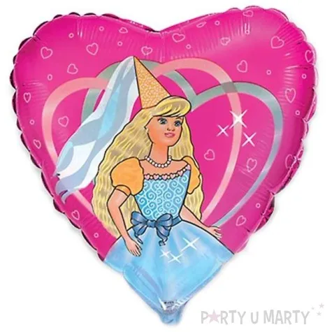 balon foliowy ksiezniczka rozowy flexmetal 18 hrt