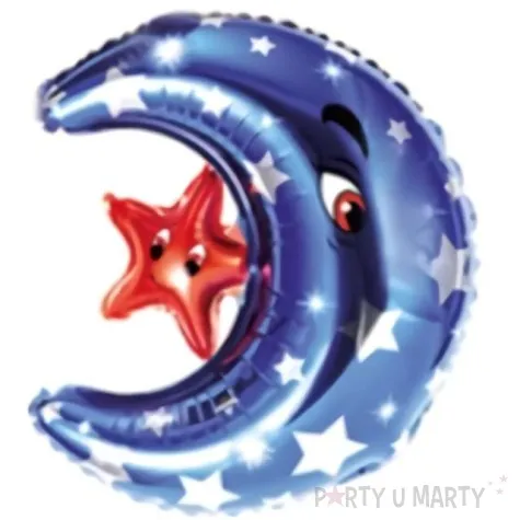 balon foliowy ksiezyc i gwiazda niebieski jix 23 shp