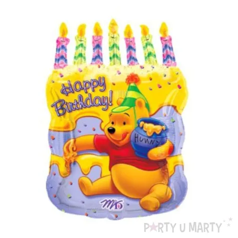 balon foliowy kubus puchatek happy birthday 24 shp