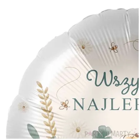 balon foliowy kubus puchatek przyjaciele wszystkiego najlepszego premioloon 17 rnd