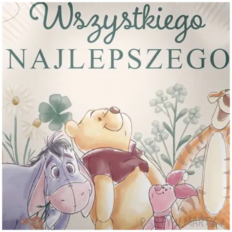 balon foliowy kubus puchatek przyjaciele wszystkiego najlepszego premioloon 17 rnd