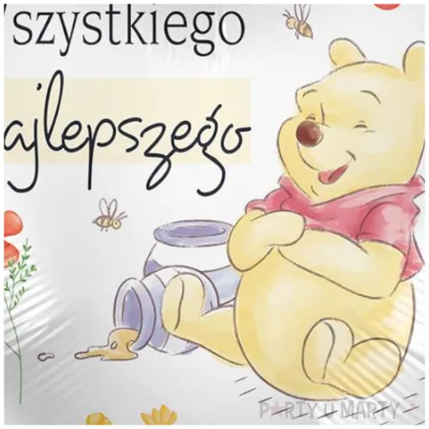 balon foliowy kubus puchatek wszystkiego najlepszego premioloon 17 hrt