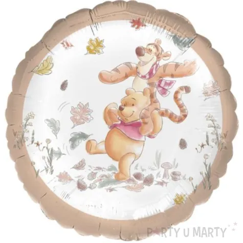 balon foliowy kubus puchatek z tygryskiem na plecach amscan 17 rnd