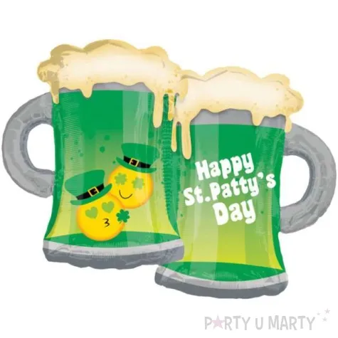 balon foliowy kufel piwa swiety patryk amscan 32 shp