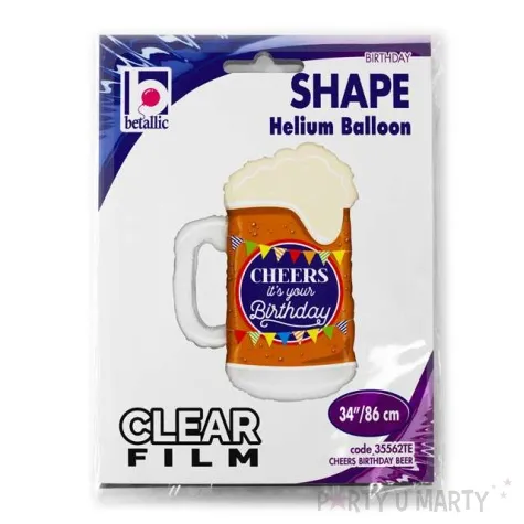 balon foliowy kufel piwa zdrowko betallic 35 shp