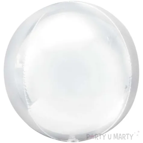 balon foliowy kula bialy amscan 15 orb