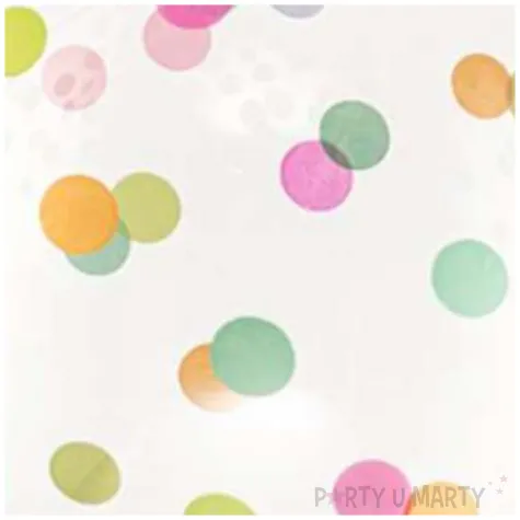 balon foliowy kula krysztalowa kropki kolorowe partydeco 16 rnd