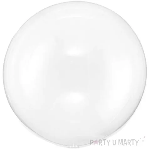 balon foliowy kula krysztalowa transparentny partydeco 16 orb