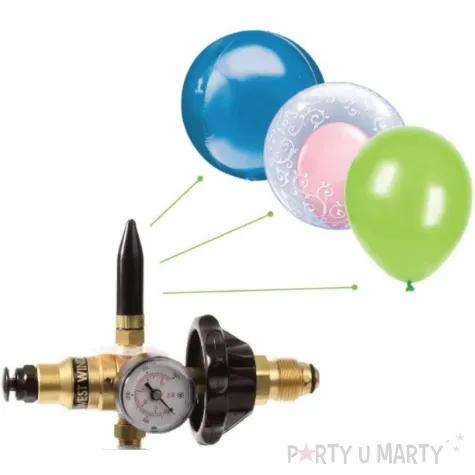 balon foliowy kula ombre niebieski amscan 16 orb