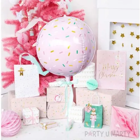 balon foliowy kula posypka partydeco 16 orb