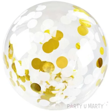 balon foliowy kula z konfetti arpex 18 orb