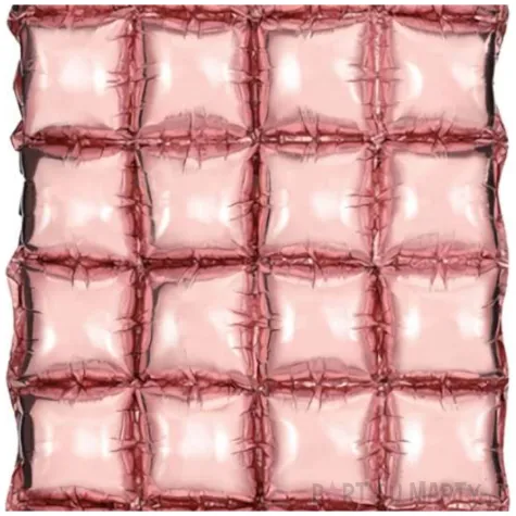 balon foliowy kurtyna scianka do zdjec rose gold partydeco 43 shp