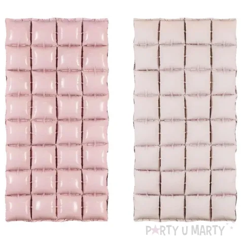 balon foliowy kurtyna scianka do zdjec rozowy jasny partydeco 43 shp