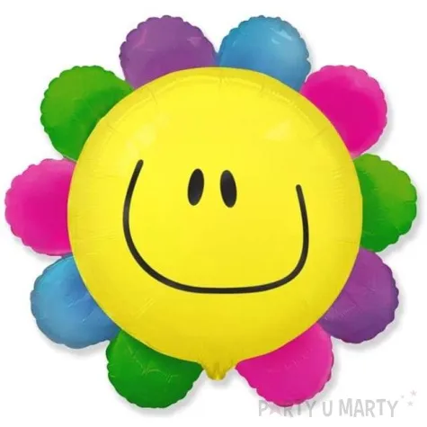 balon foliowy kwiatek teczowy flexmetal 40 shp