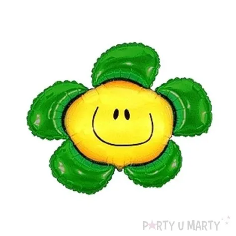 balon foliowy kwiatek zielony flexmetal 14 shp