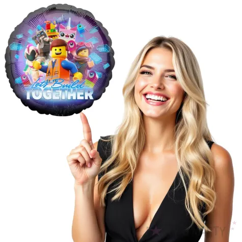 balon foliowy lego movie 2 amscan 18 rnd