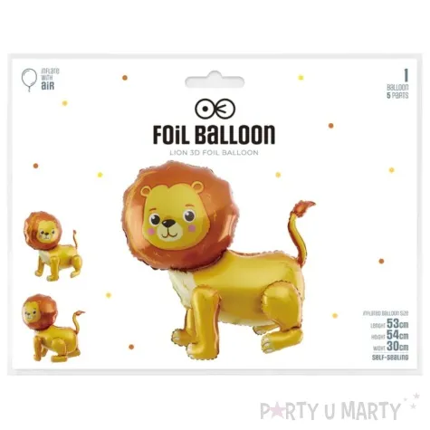 balon foliowy lew stojacy partypal 21 shp