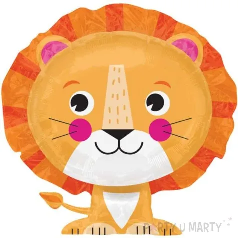 balon foliowy lew uroczy amscan 24 shp