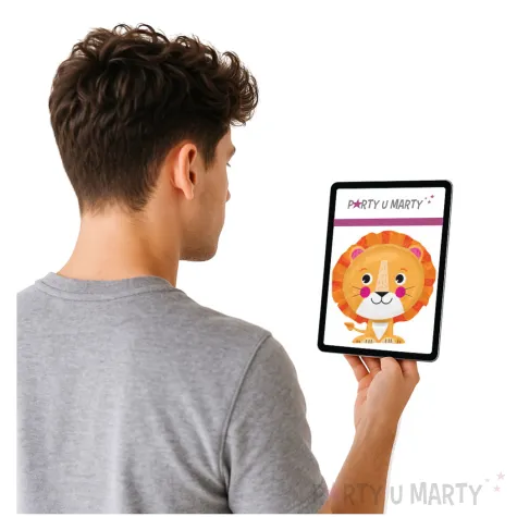 balon foliowy lew uroczy amscan 24 shp