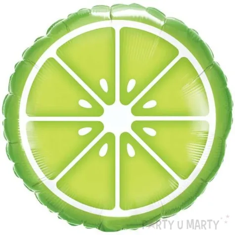 balon foliowy limonka qualatex 18 rnd