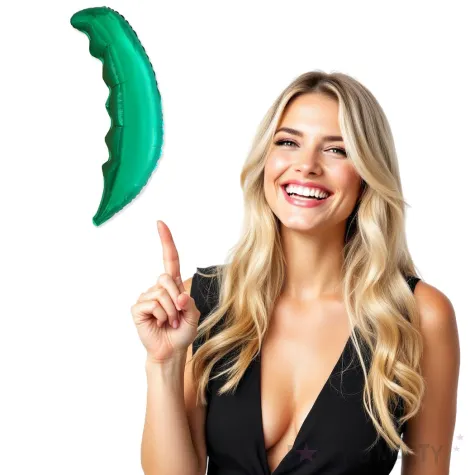 balon foliowy lisc palmowy dekoracja na impreze hawajska aloha wielkanoc zielony 24 shp