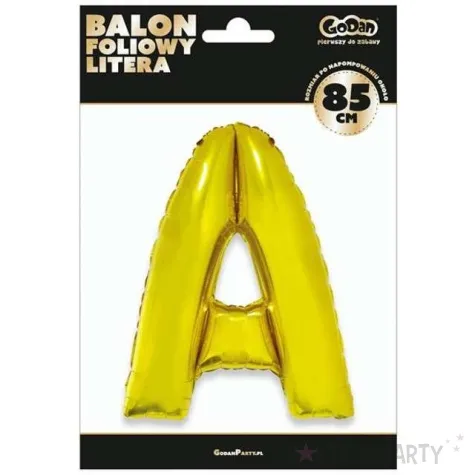 balon foliowy litera a zloty godan 32 ltr